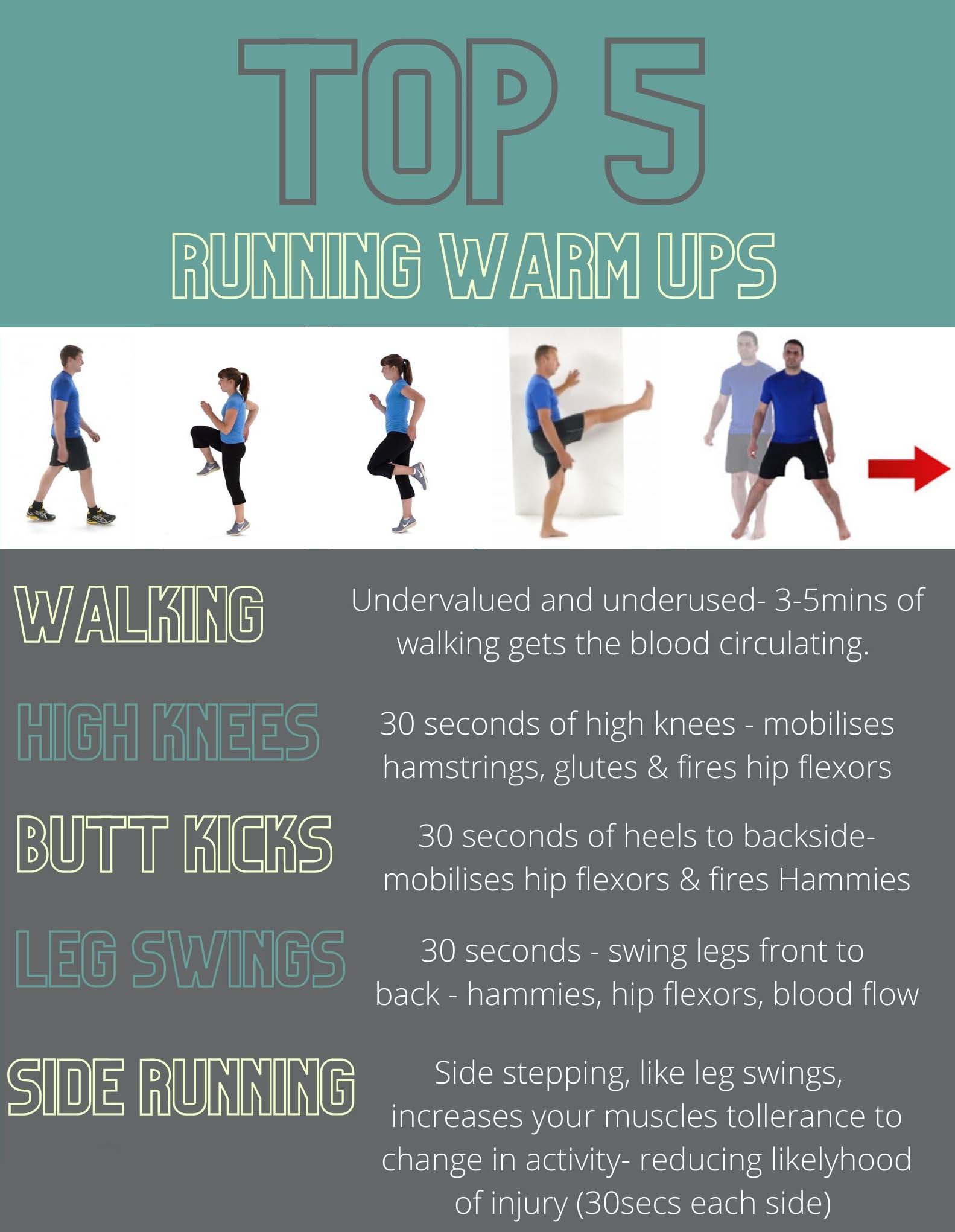 Running Specific Warm Ups - Reform Physiotherapy